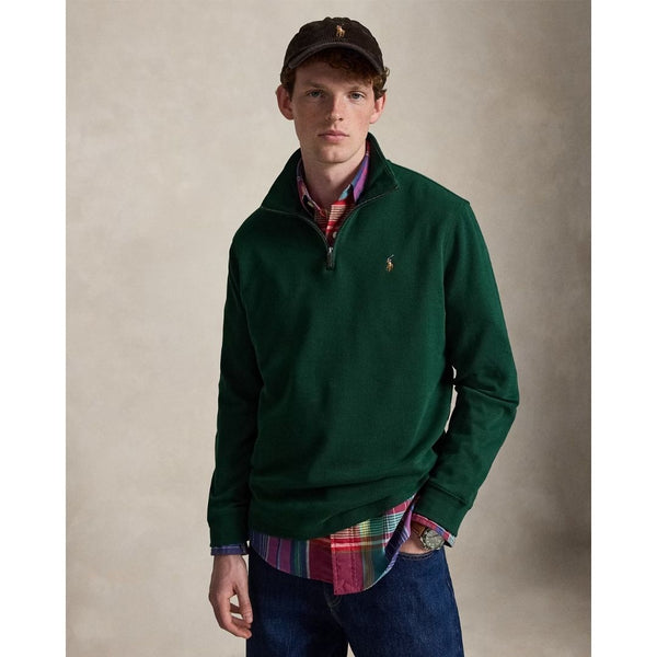Polo Ralph Lauren Estate-Rib Quarter-Zip Pullover - Green
