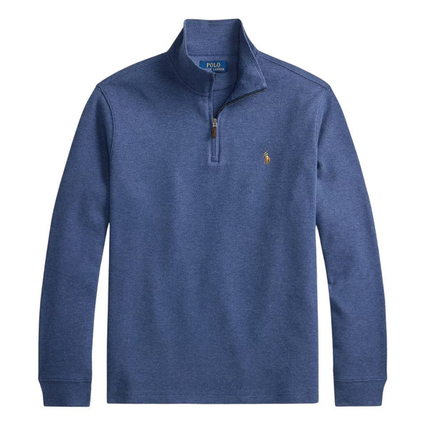 Polo Ralph Lauren Estate-Rib Quarter-Zip Pullover - Blue
