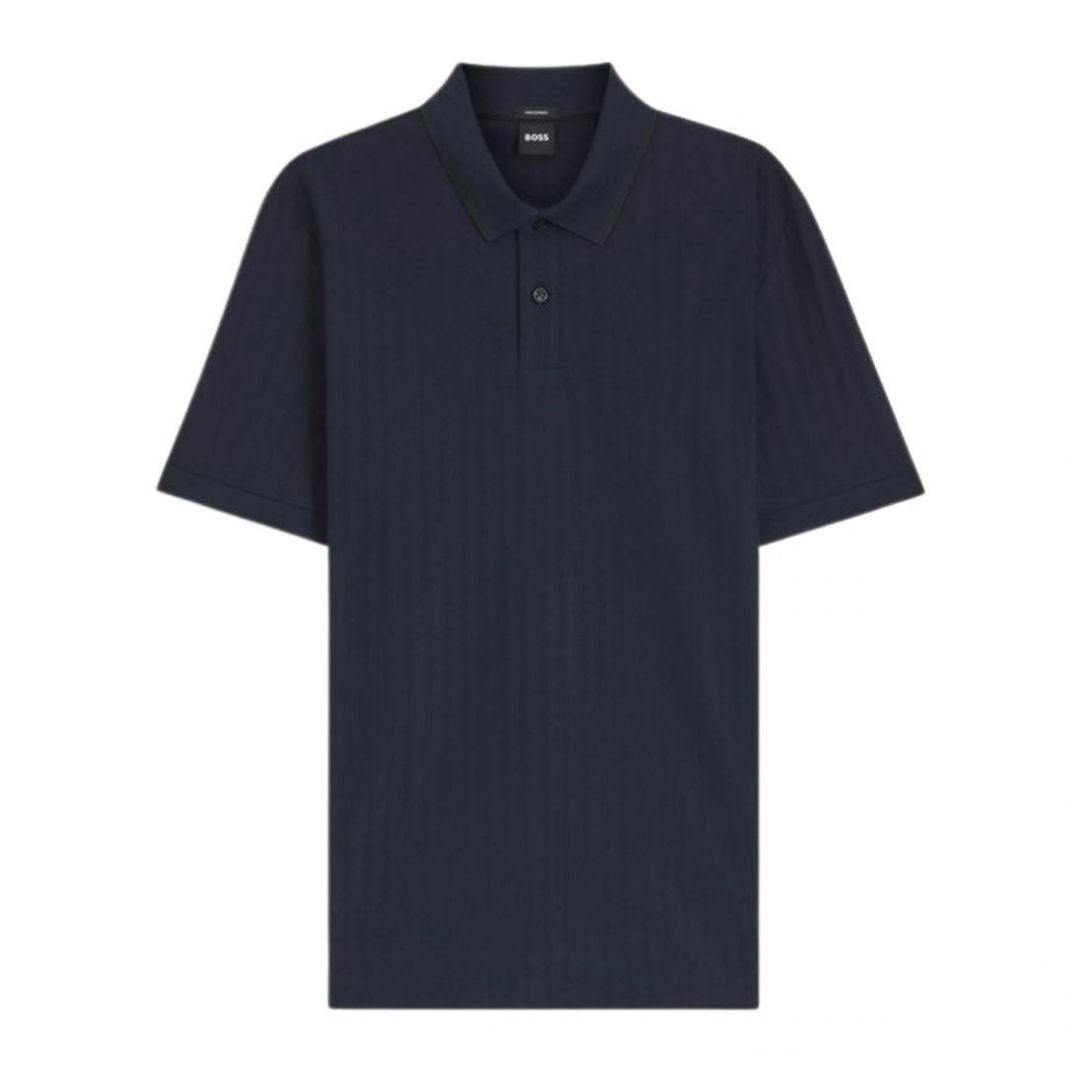 BOSS Black H-Parlay Polo Shirt - Dark Blue