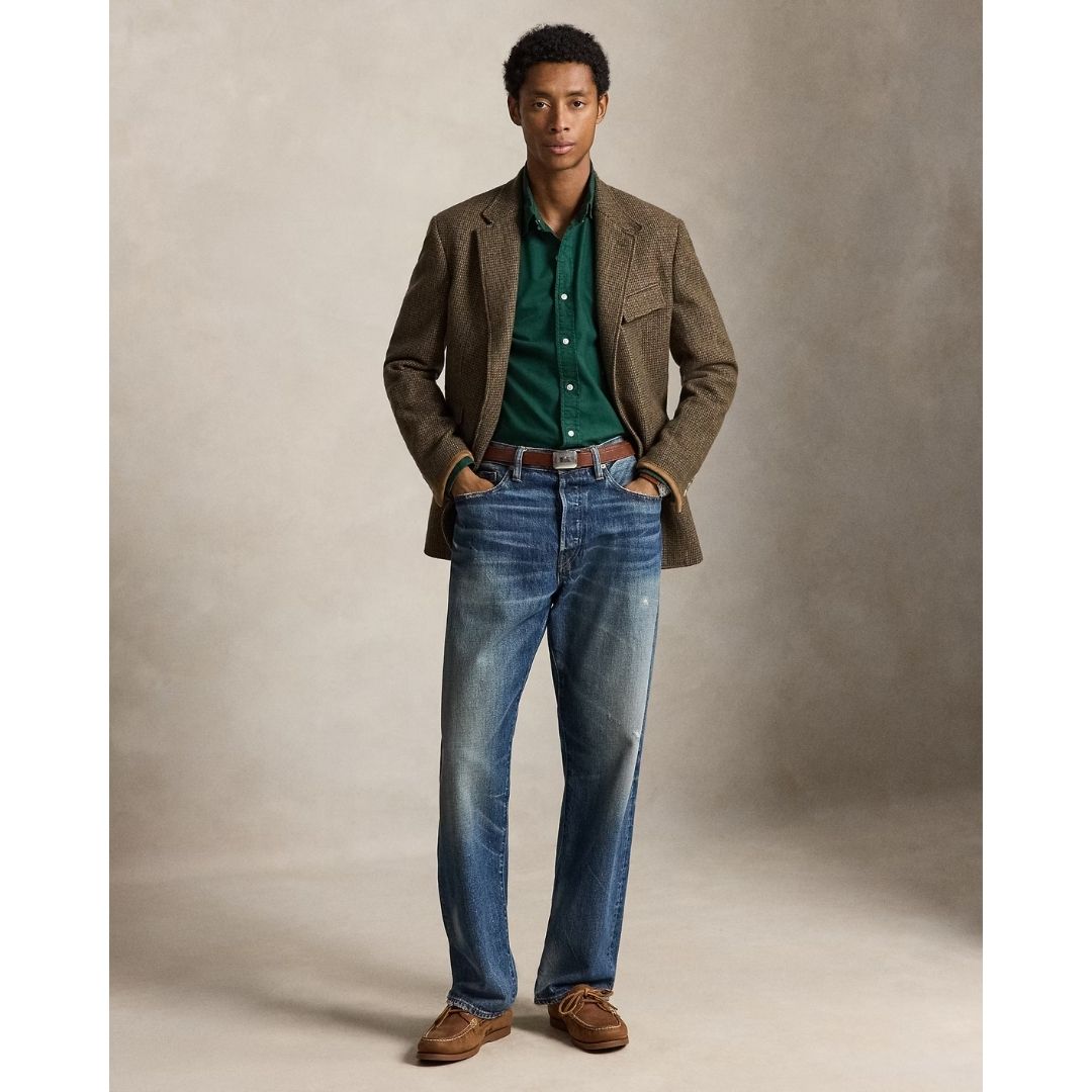 Polo Ralph Lauren Custom Fit Garment-Dyed Oxford Shirt - Green