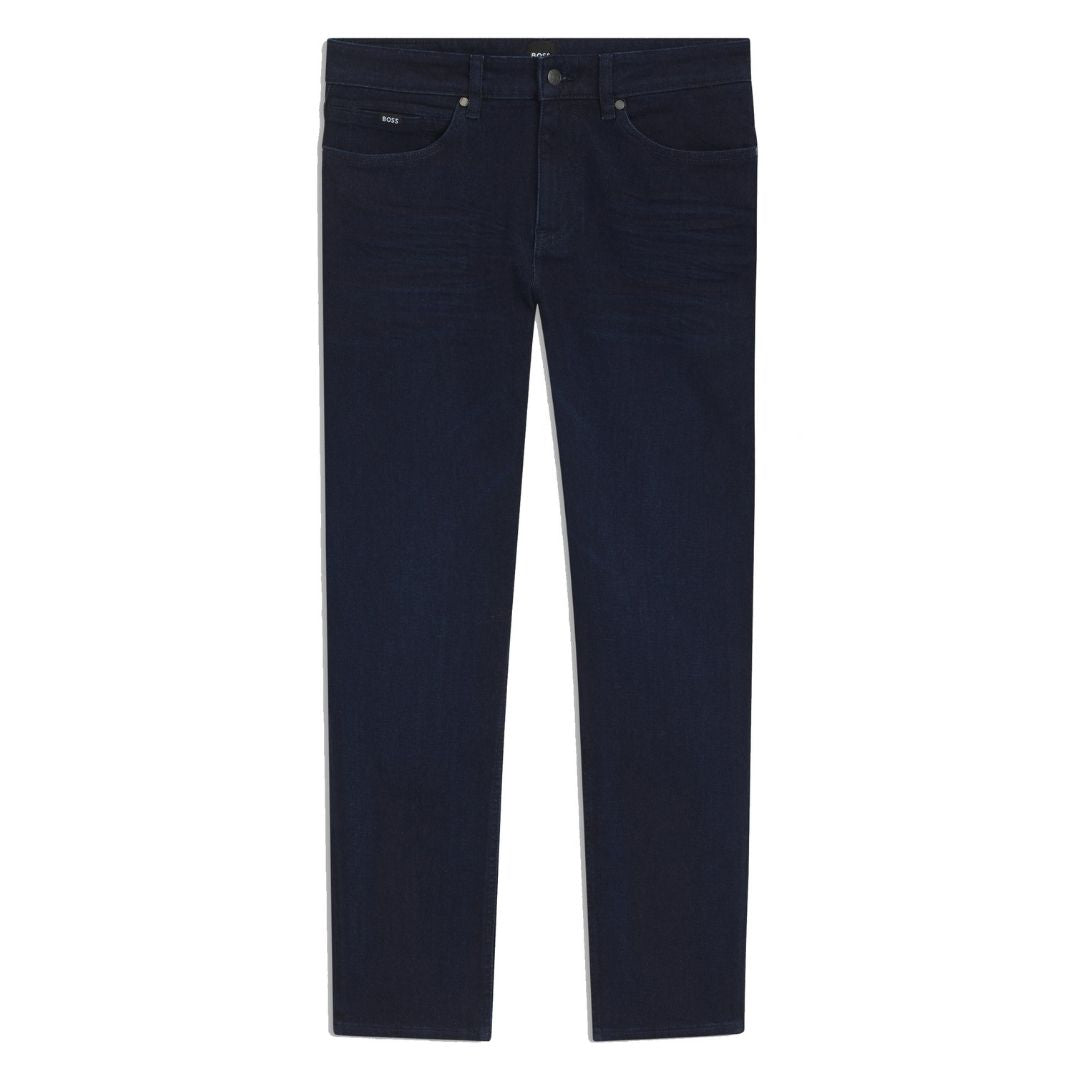 BOSS Slim Fit Stretch Denim Jeans – Navy