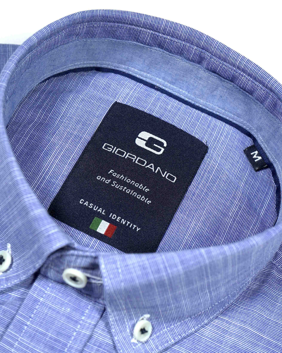 Giordano &#39;Marlon&#39; Short Sleeved Shirt - Navy