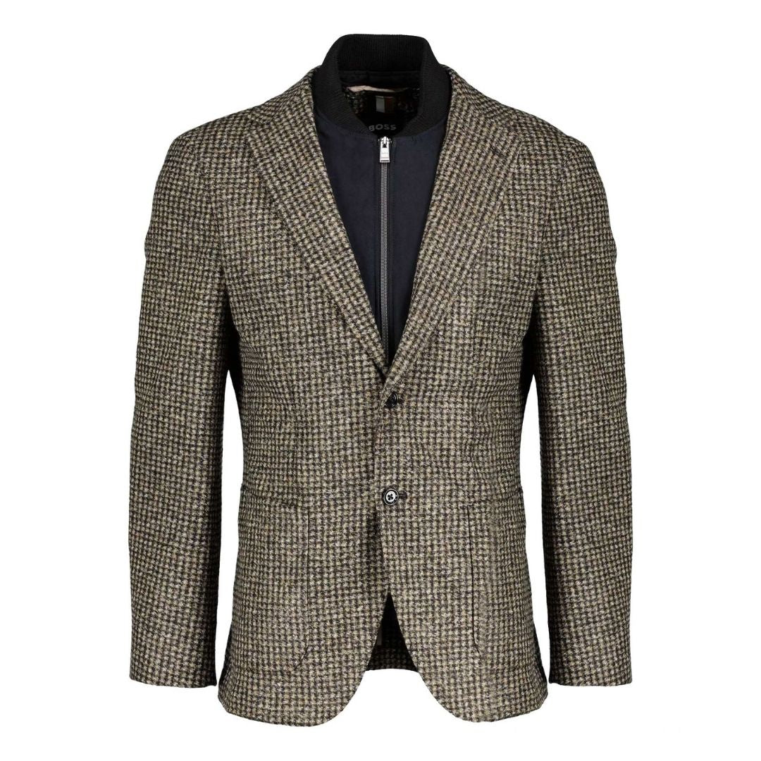 BOSS Jaye Regular Fit Jacket – Beige