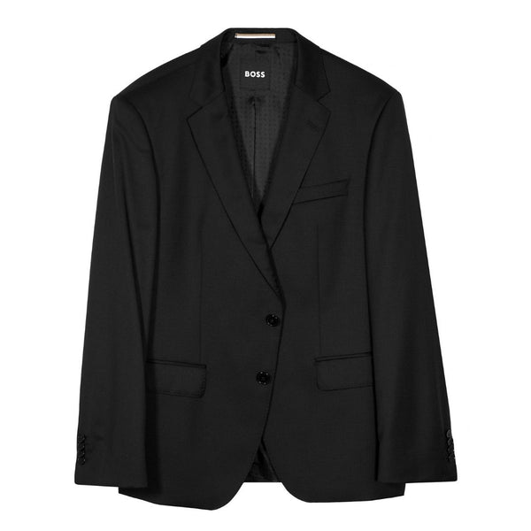 BOSS Slim Fit Virgin Wool Tuxedo Jacket – Black