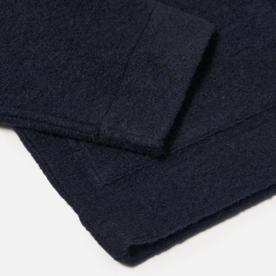 Universal Works Navy Wool Fleece Uniform Jacket Navy