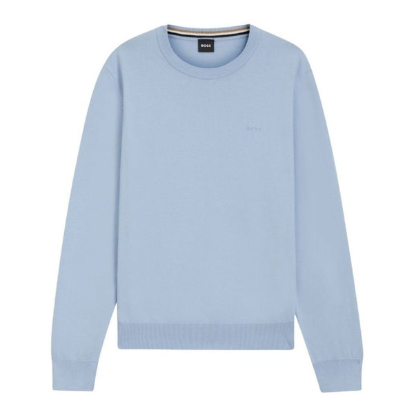 BOSS Upacas Logo Sweater – Blue