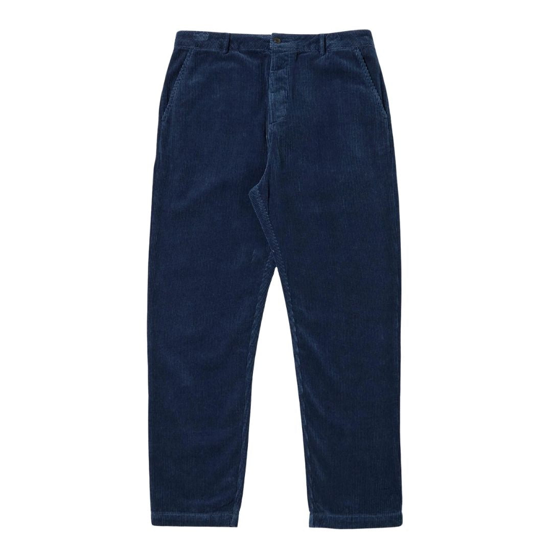 Universal Works Indigo Recycled Cord Military Chino - Indigo