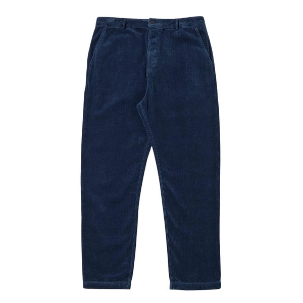 Universal Works Indigo Recycled Cord Military Chino - Indigo