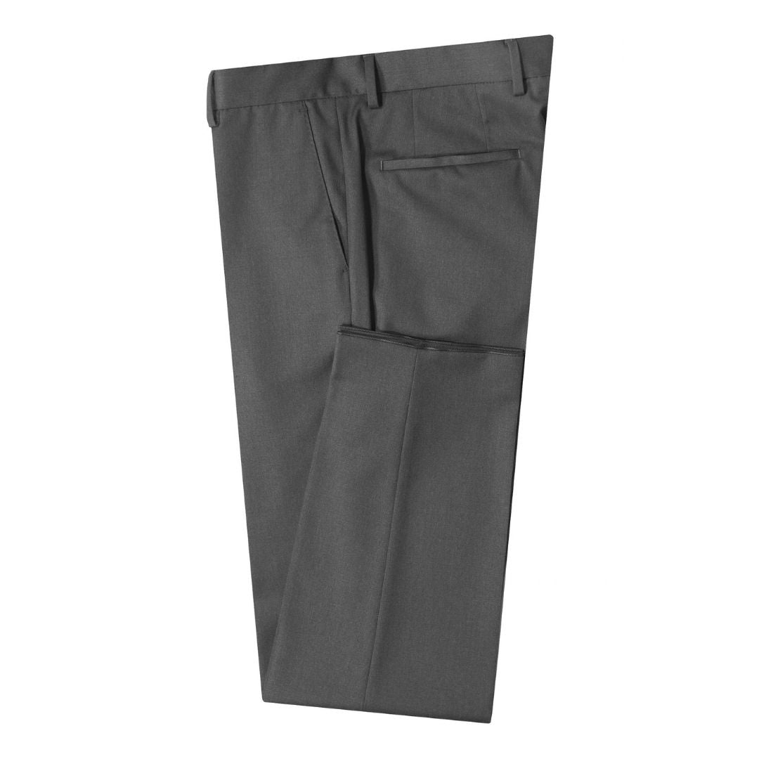BOSS Slim Fit Virgin Wool Serge Suit Trousers – Grey
