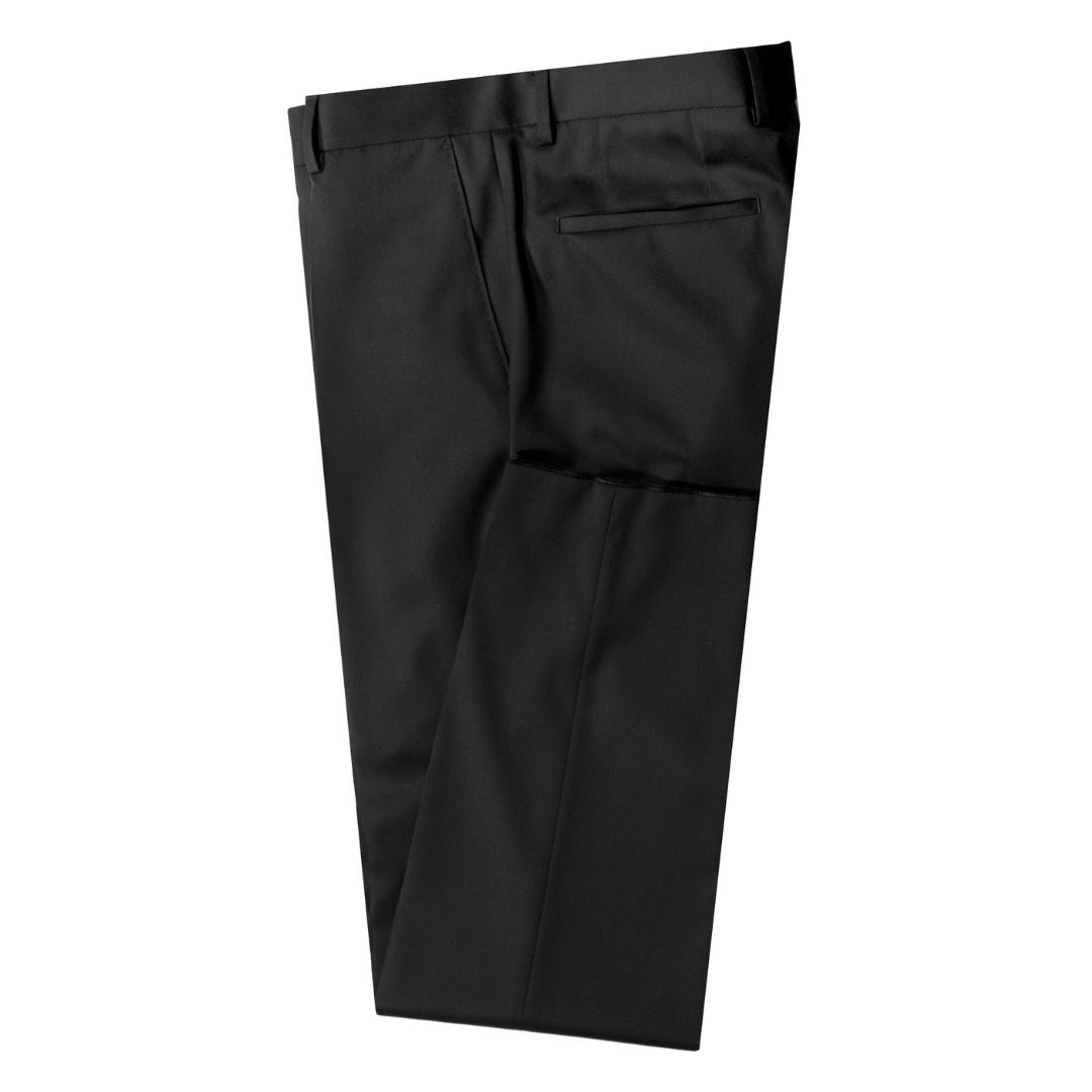 BOSS Slim Fit Virgin Wool Serge Suit Trousers – Black