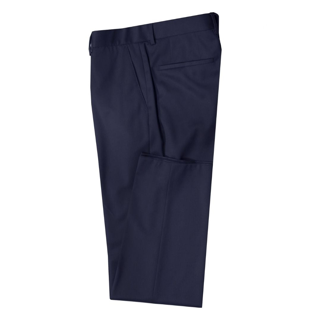 BOSS Slim Fit Virgin Wool Serge Suit Trousers – Navy
