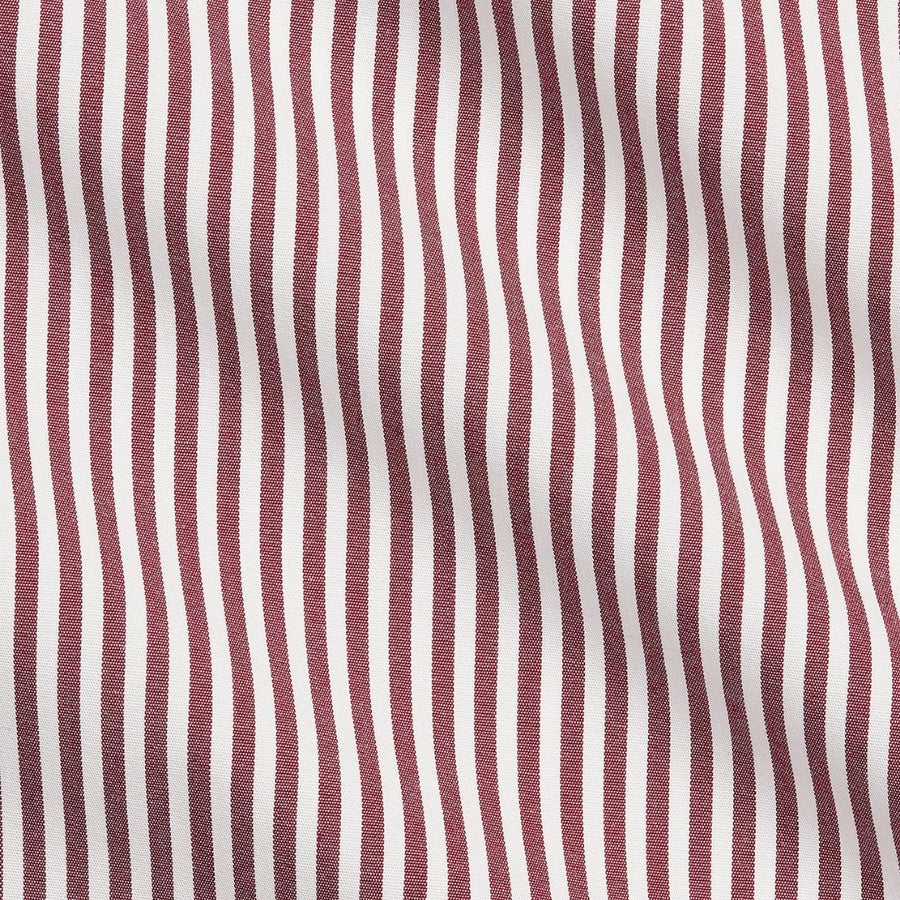 Polo Ralph Lauren Custom Fit Striped Stretch Poplin Shirt - Wine