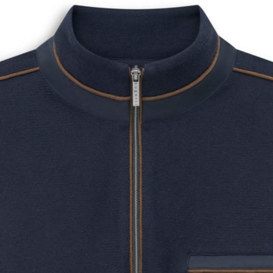 Bugatti Half Zip Sweatshirt - Navy