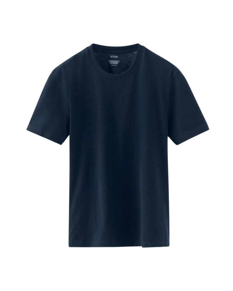 Eton Single Jersey Supima Cotton T-shirt - Navy Blue