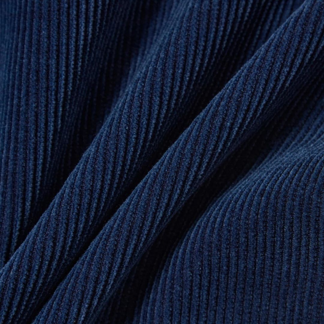 Universal Works Indigo Recycled Cord Military Chino - Indigo