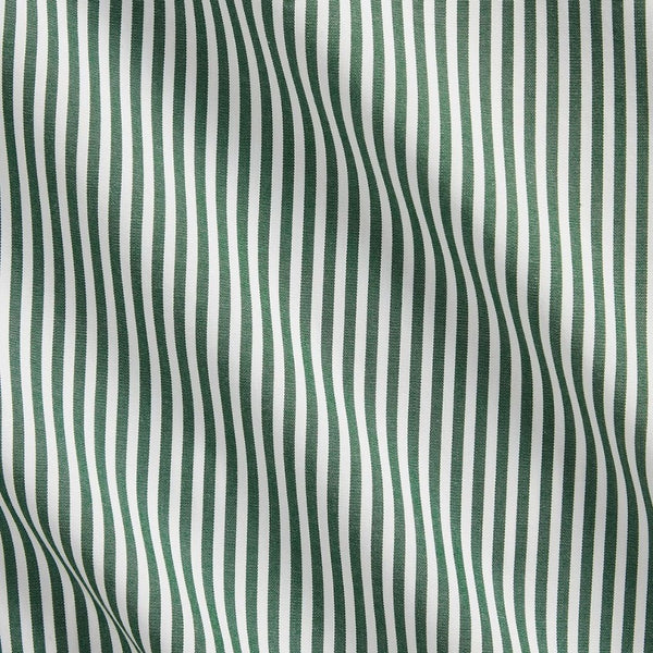 Polo Ralph Lauren Custom Fit Striped Stretch Poplin Shirt - Green