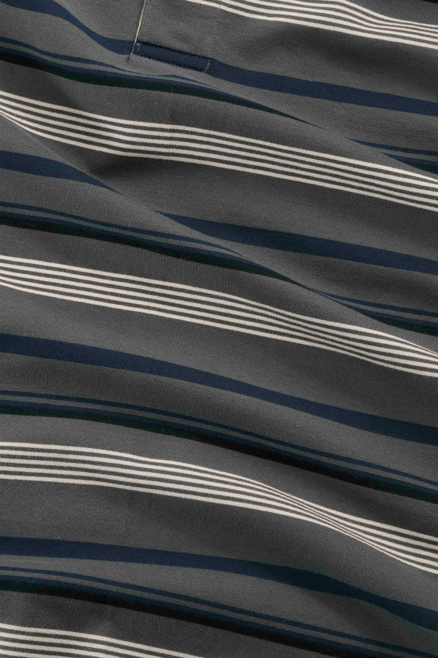 NN07 David Striped Rugby Shirt – Grey