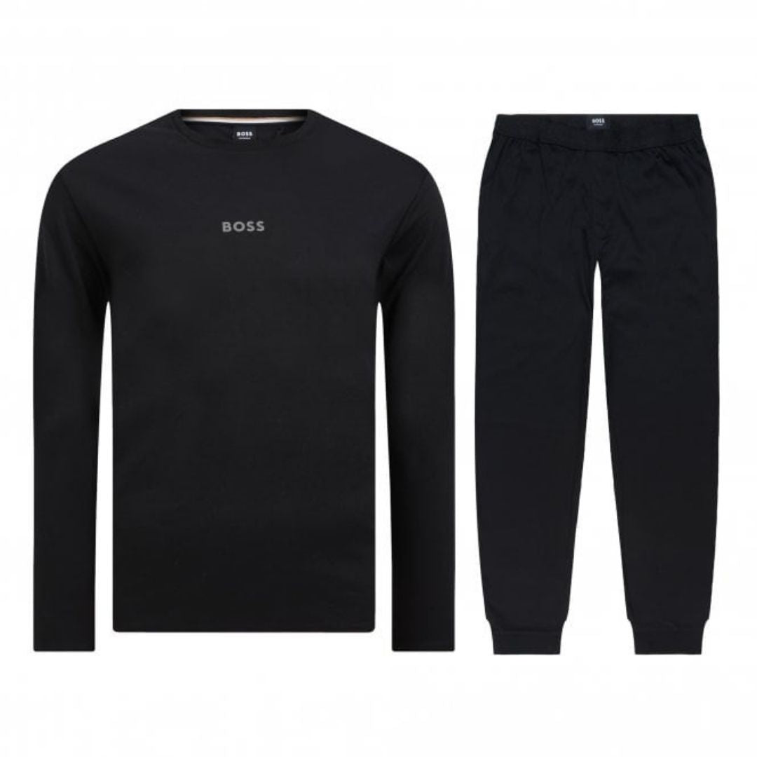Boss Relax Long Pyjama Set Regular Fit - Black