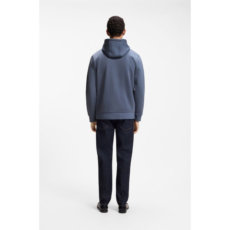BOSS Black C-Spence Zip-Through Hoodie – Blue