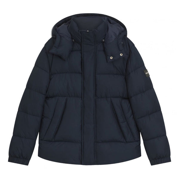 BOSS Water-Repellent Logo Jacket – Blue