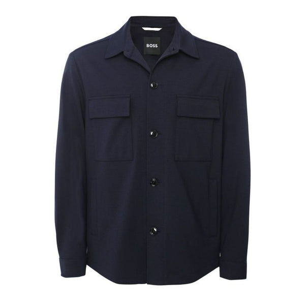 BOSS Black C-Carper Overshirt – Navy