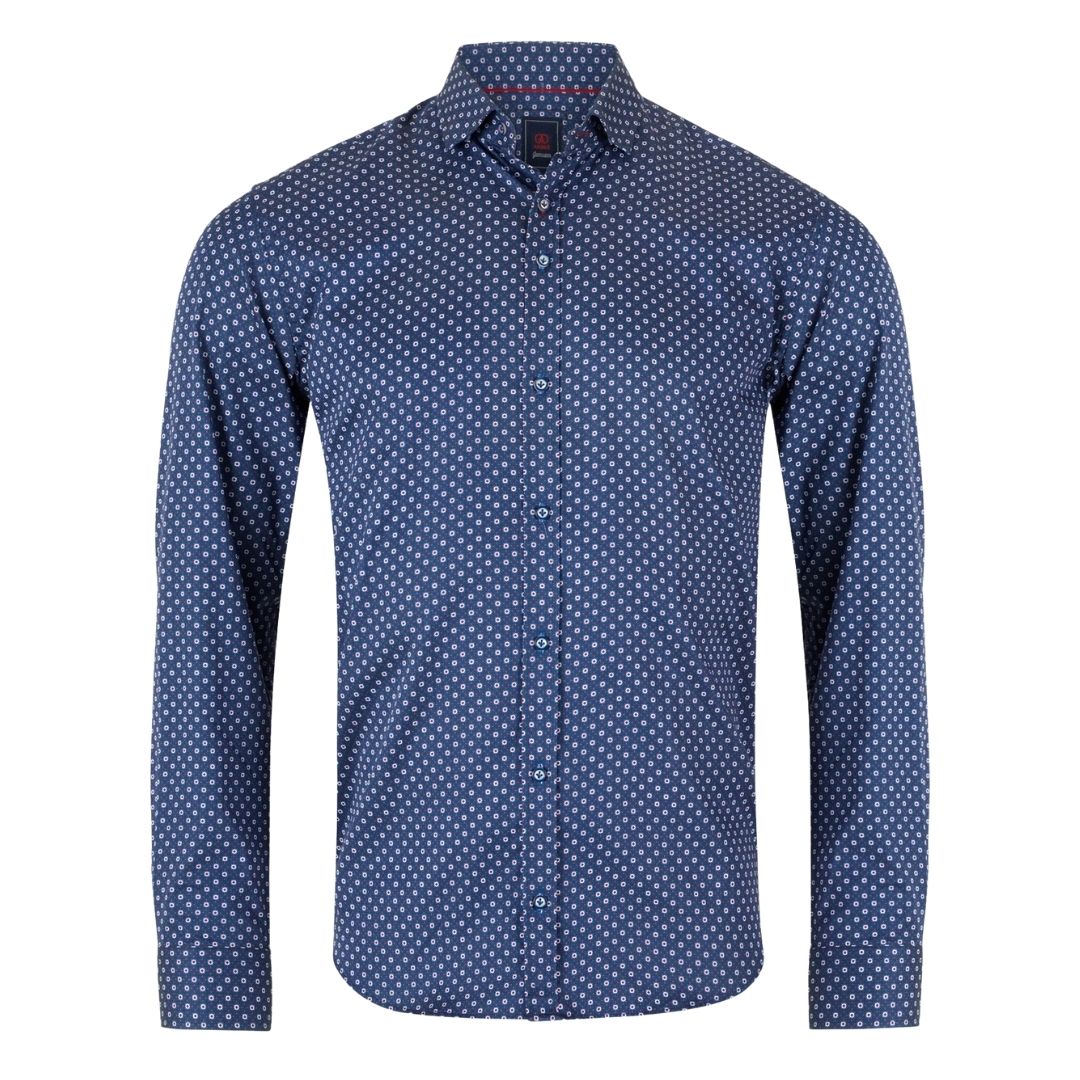 Andre Nevada Casual Shirt - Burgundy