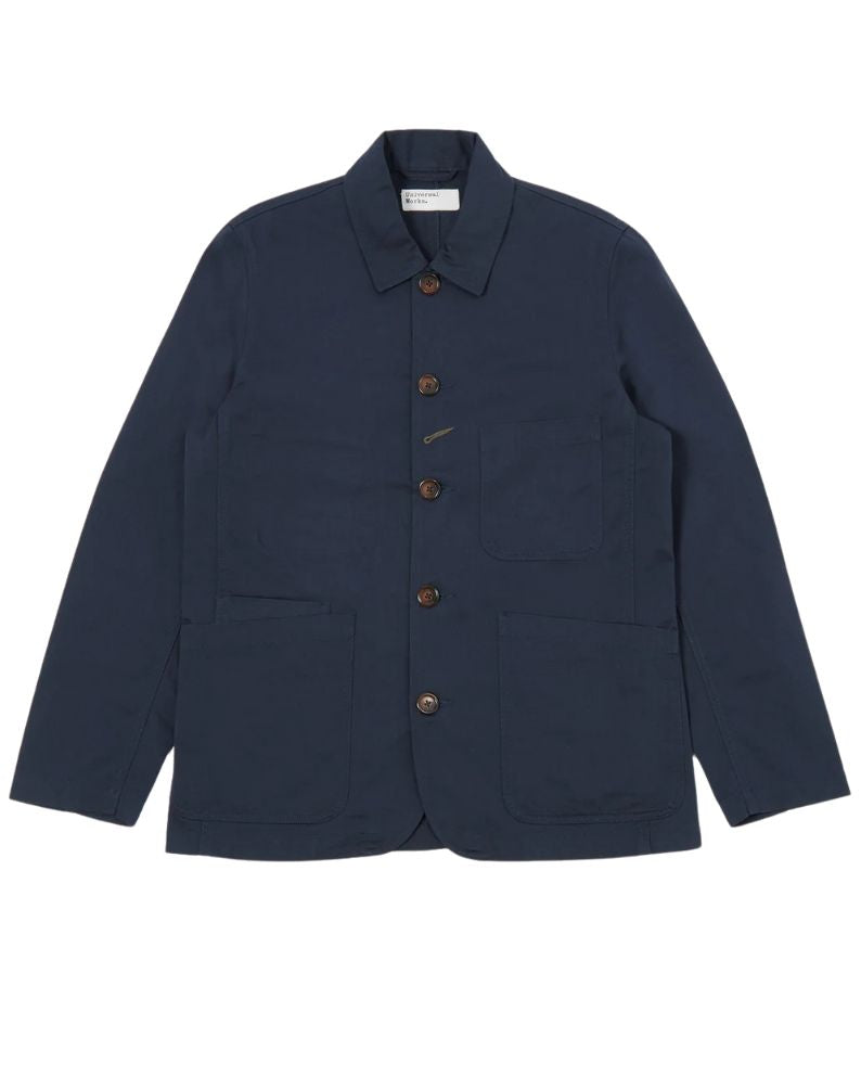 Universal Works Bakers Jacket - Twill Navy