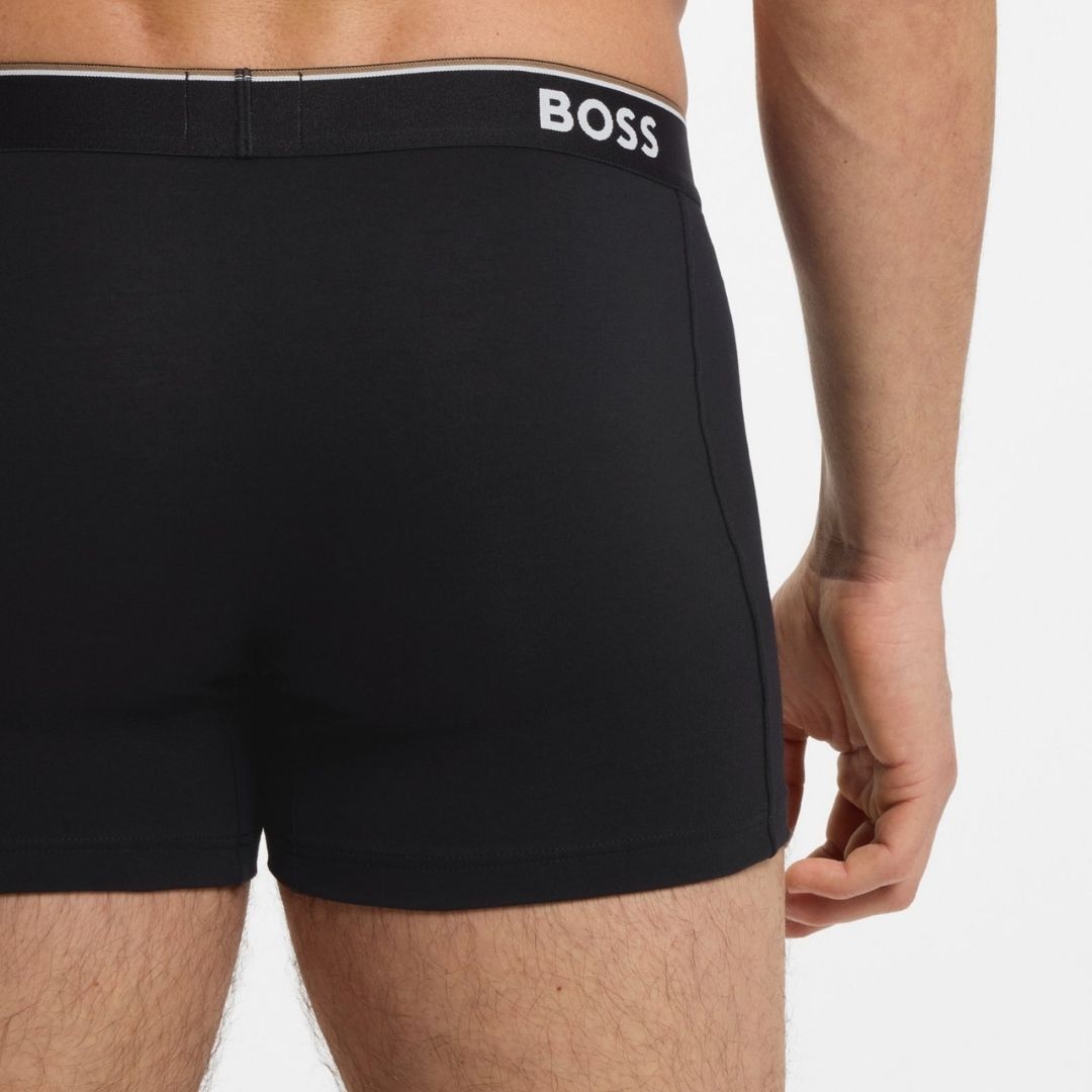 Boss Black 3 Pack Boxer Brief - Black