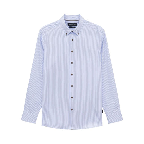 Bugatti Casual Stripe Shirt - Light Blue