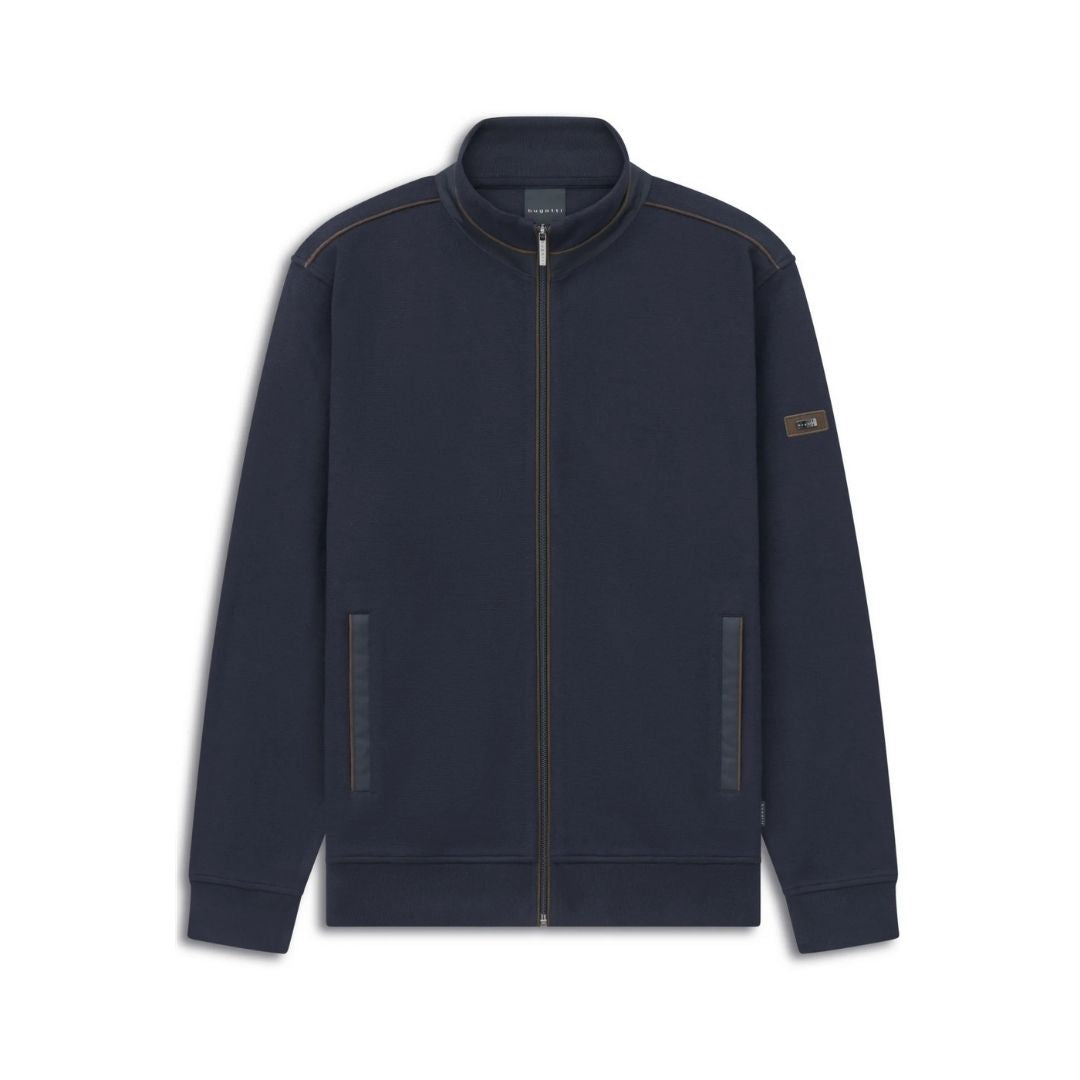 Bugatti Zip Thru Sweat Jacket - Navy