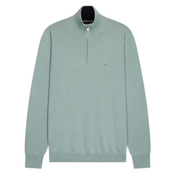 Eden Park Quarter Zip Pullover Knit - Green