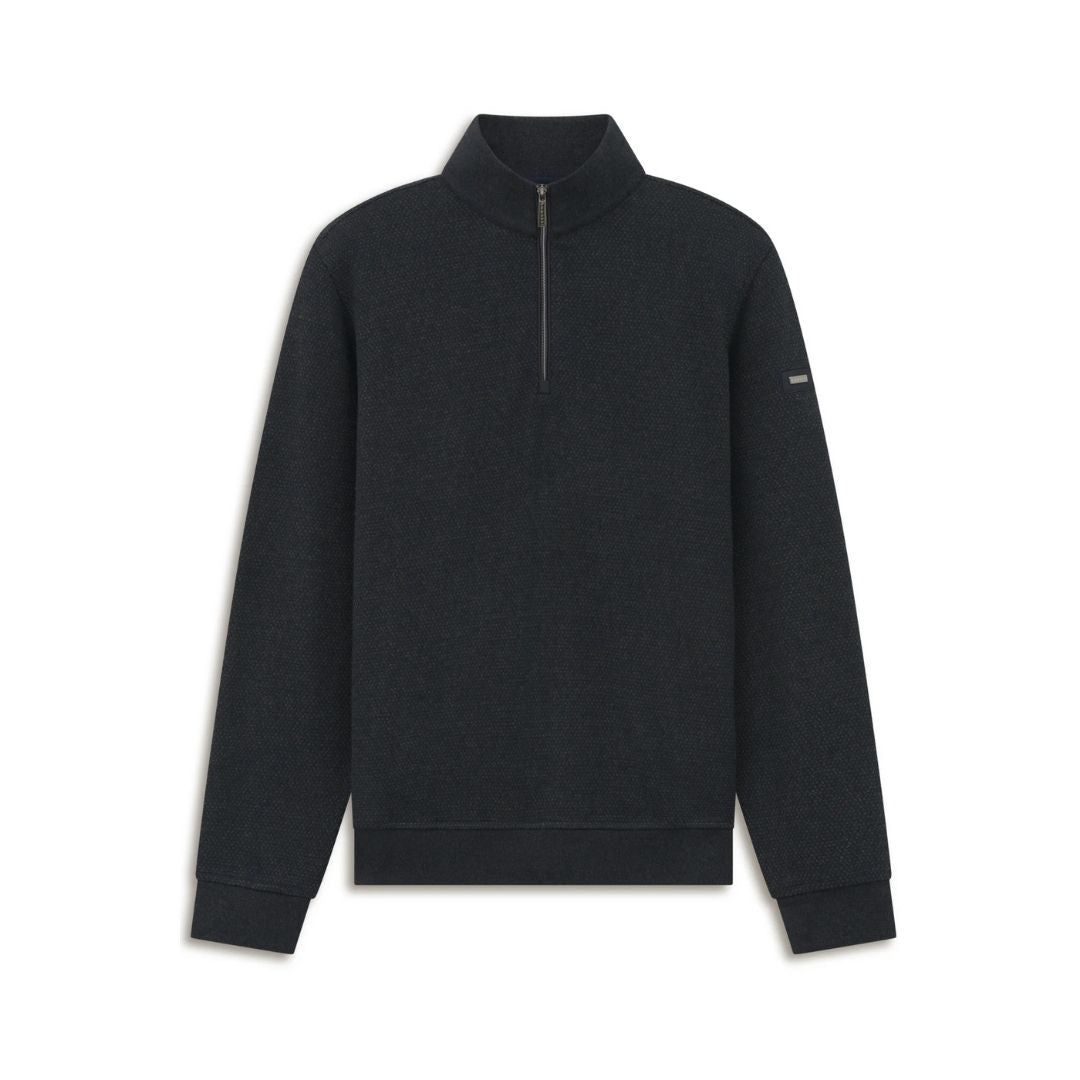 Bugatti Half Zip Sweatshirt - Olive