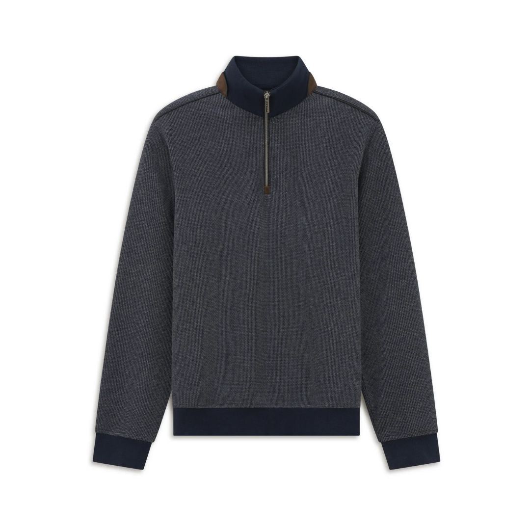 Bugatti Half Zip Sweatshirt - Navy