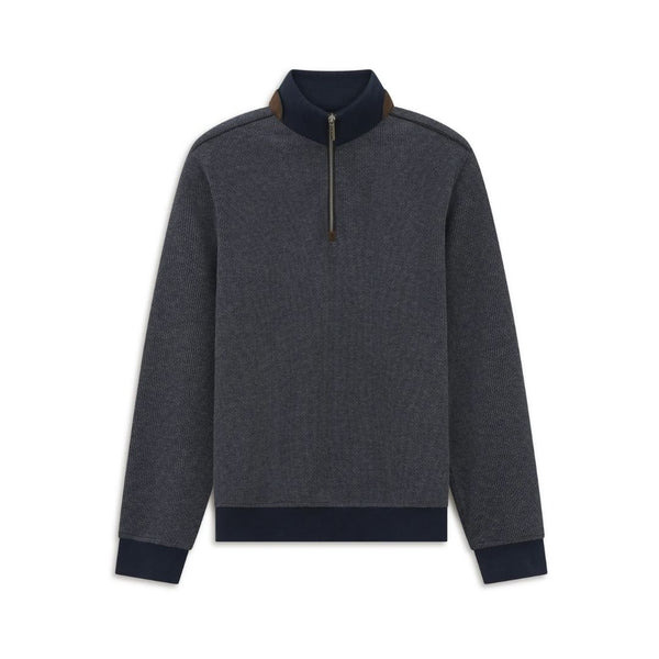 Bugatti Half Zip Sweatshirt - Navy