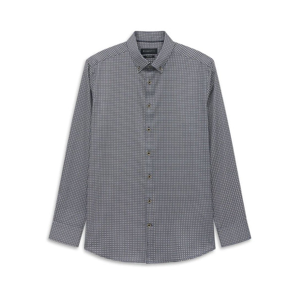 Bugatti Casual Shirt Micro Pattern - Navy