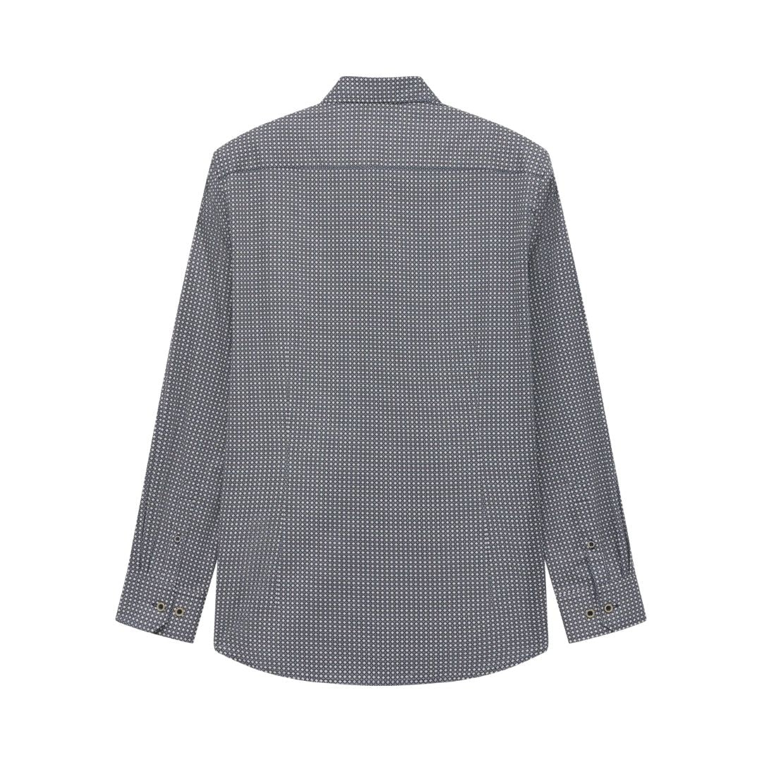 Bugatti Casual Shirt Micro Pattern - Navy