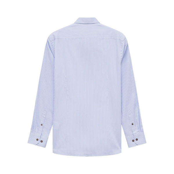 Bugatti Casual Stripe Shirt - Light Blue