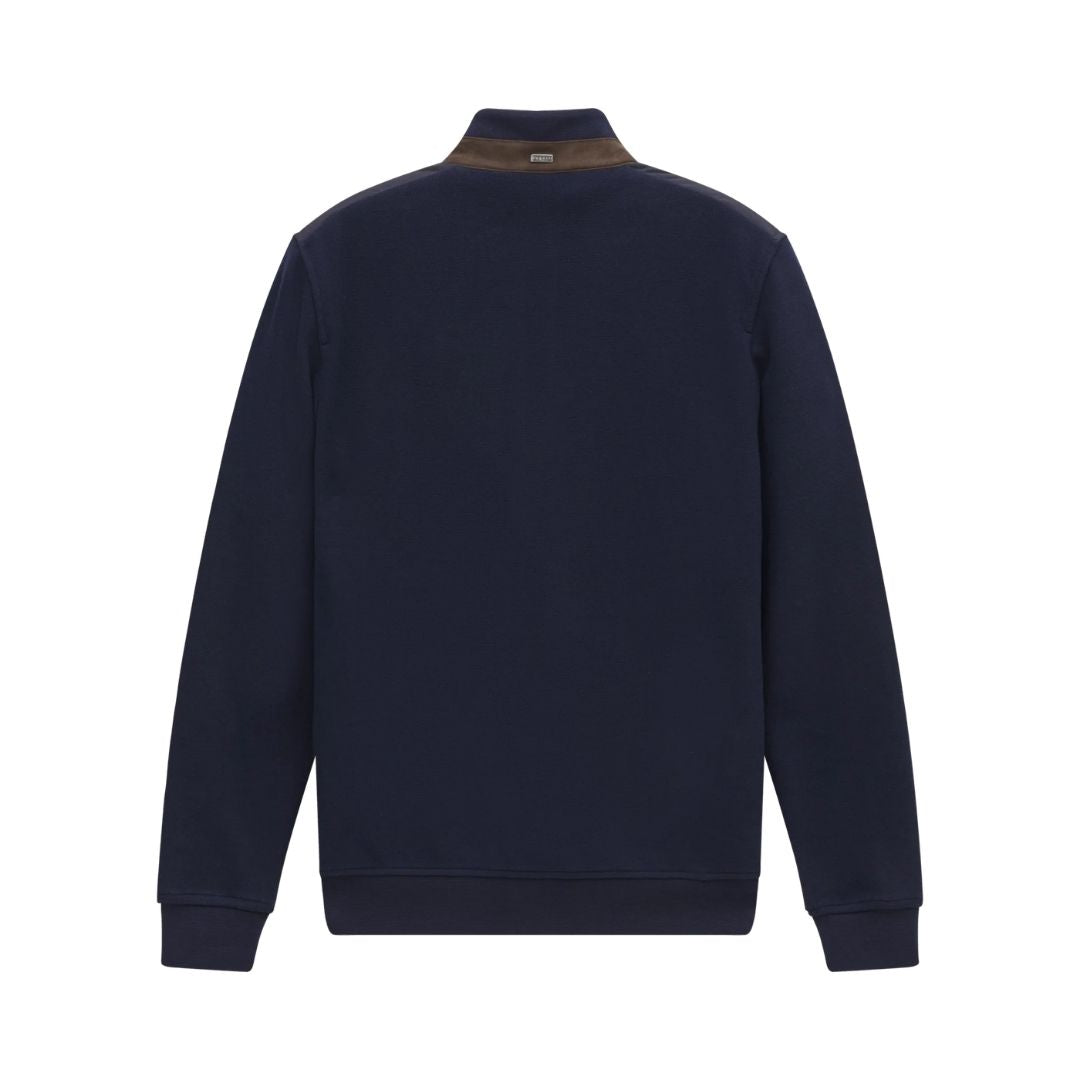 Bugatti Knitted Sweater Jacket - Navy