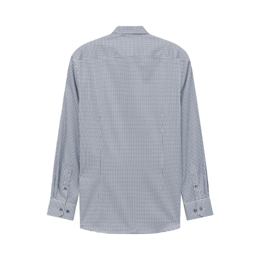 Bugatti Casual Shirt Micro Pattern - Navy