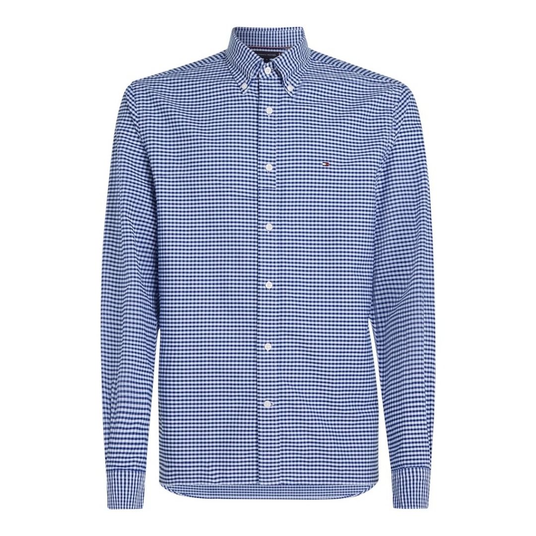 Tommy Hilfiger Heritage Oxford Gingham Regular Fit Shirt - Blue
