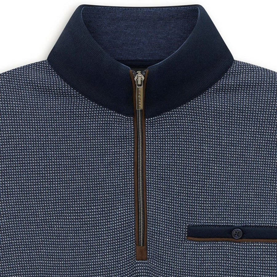 Bugatti Half Zip Sweatshirt - Navy Blue