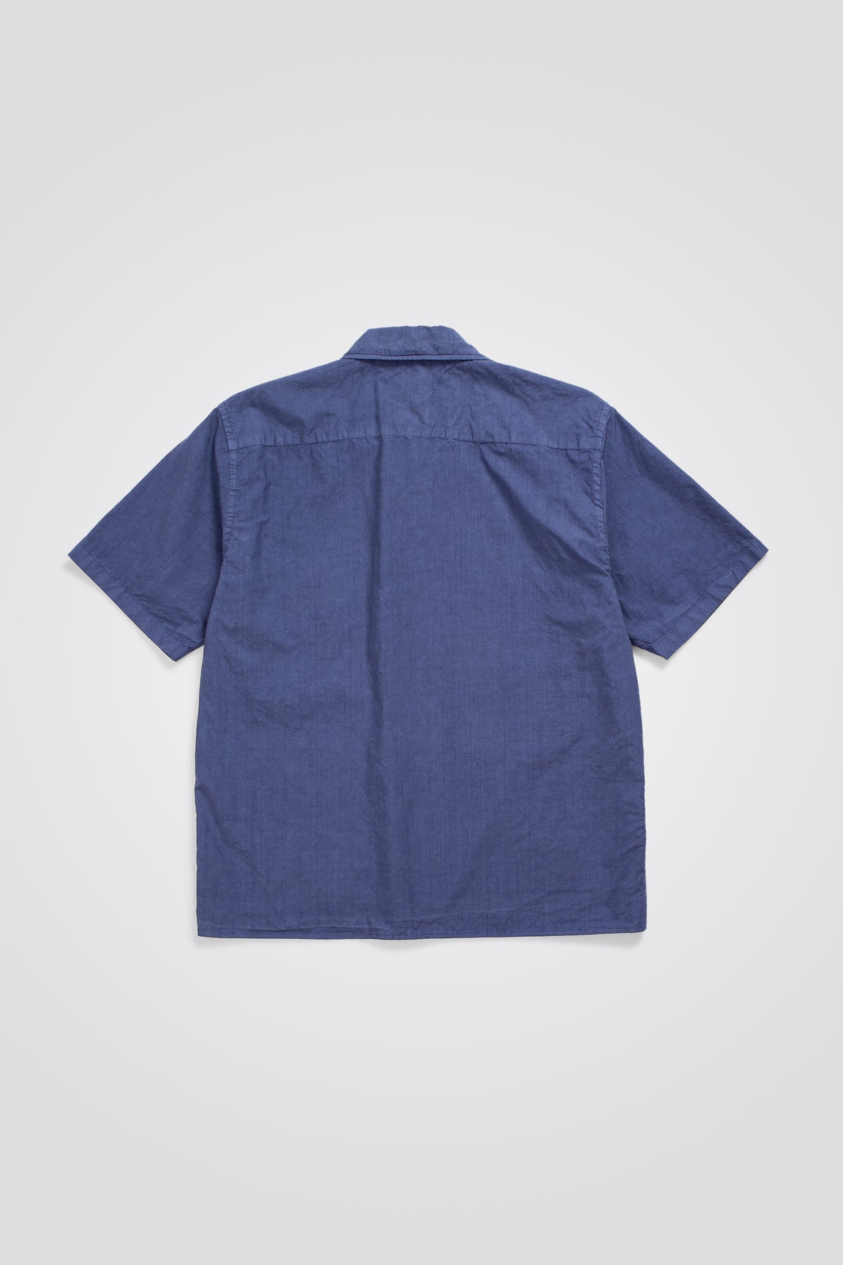 Norse Projects Carsten Cotton Tercel Shirt - Blue