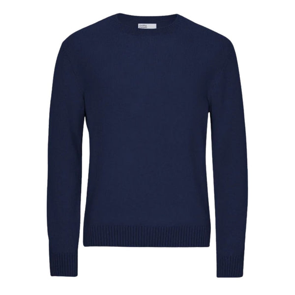 Colorful Standard Classic Merino Wool Crew - Marine Blue Blue
