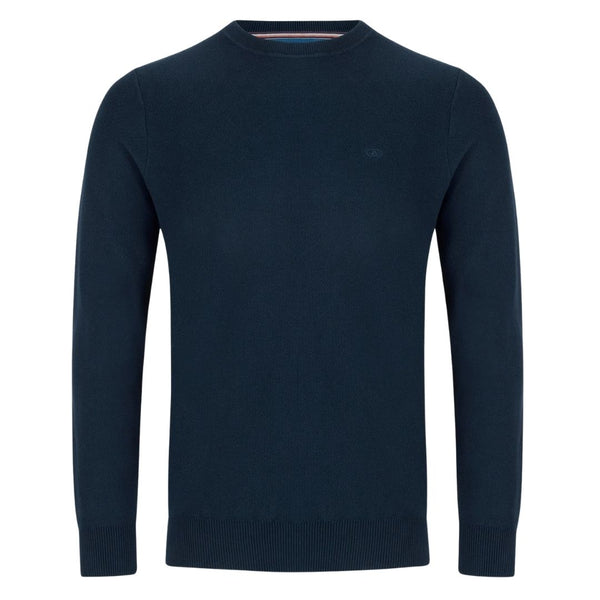 Andre Hook Crew Knit - Navy