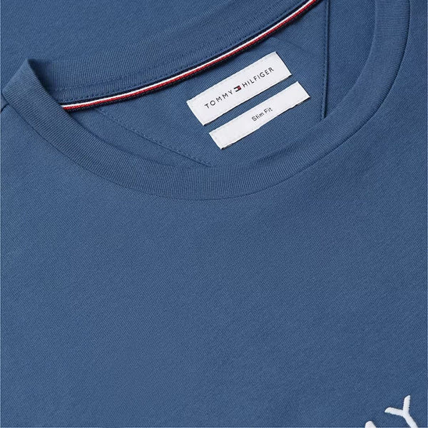 Tommy Hilfiger Logo T-Shirt – Blue