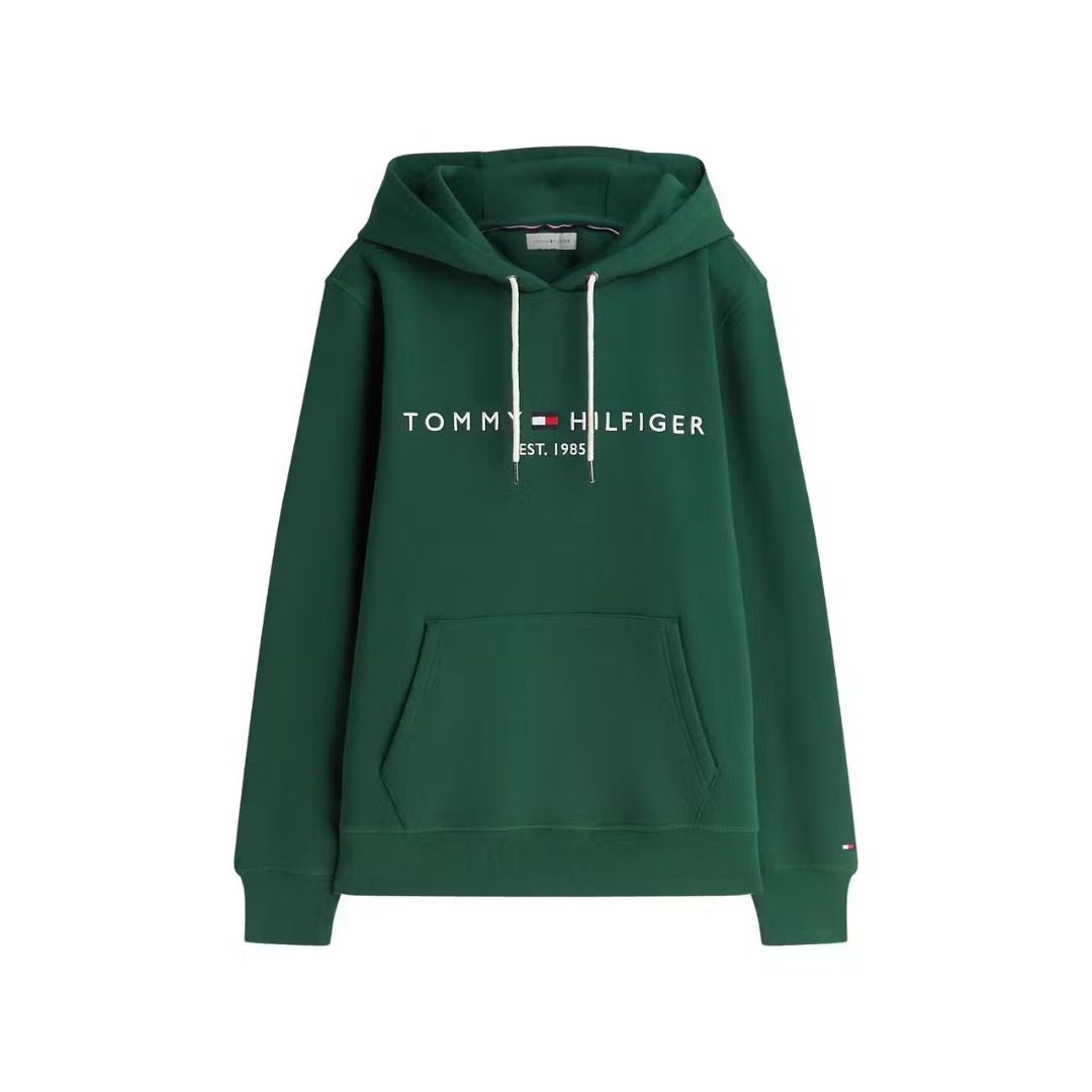 Tommy Hilfiger Logo Hoodie – Green