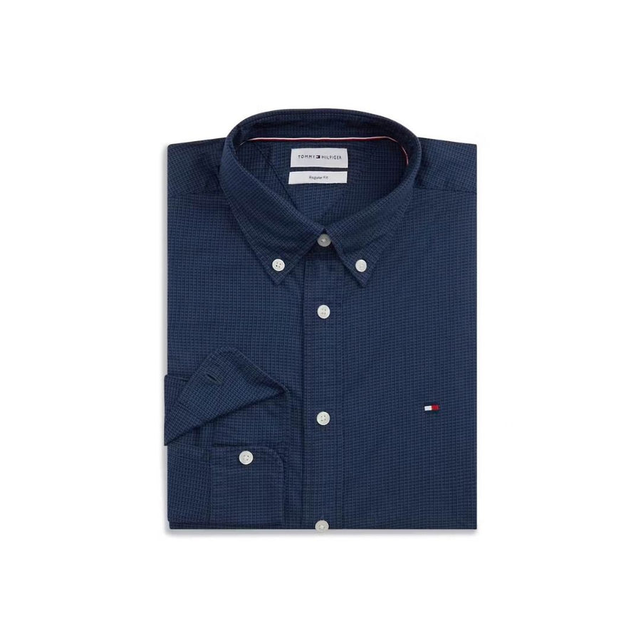 Tommy Hilfiger Dobby Structure Regular Fit Shirt – Navy
