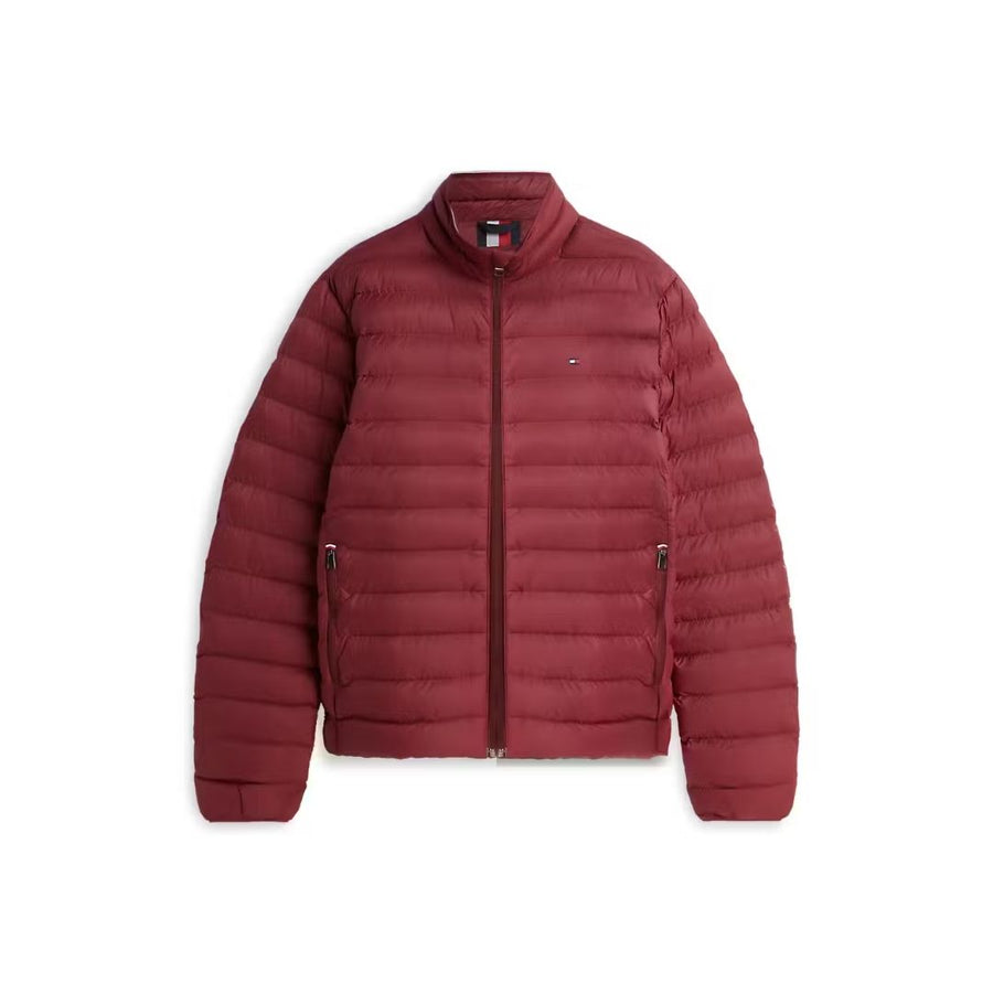 Tommy Hilfiger Packable Recycled Jacket – Burgundy