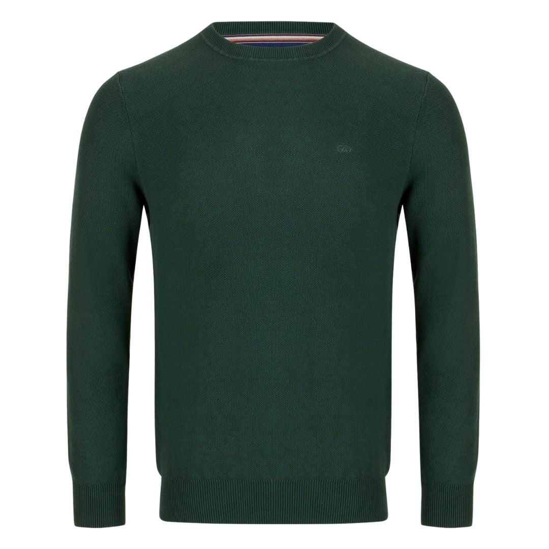 Andre Hook Crew Knit - FOREST