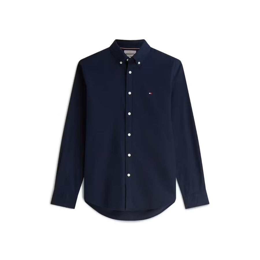 Tommy Hilfiger Flex Flannel Regular Fit Shirt – Navy